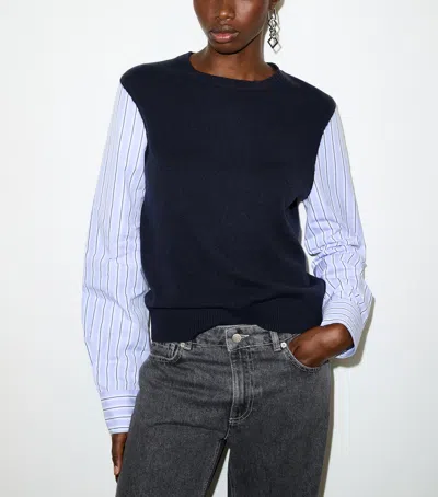 Max & Co . Wool Hybrid Sweater In Multi