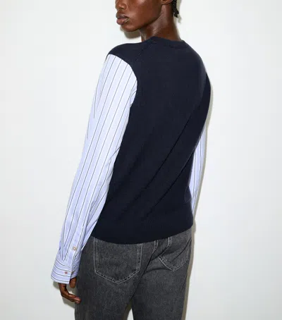 Max & Co . Wool Hybrid Sweater In Multi
