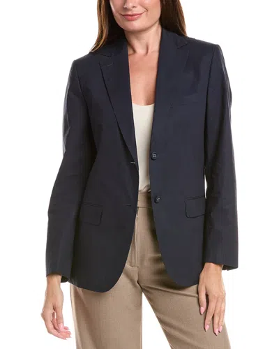 Officine Generale Mathilde Wool Jacket In Blue