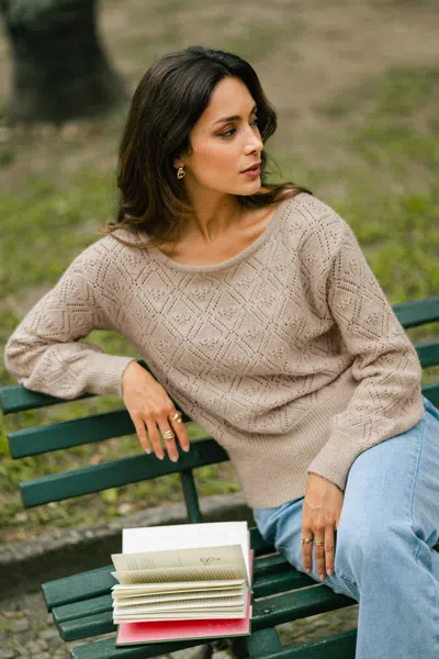 Cupshe Maple Camel Sweater In Brown