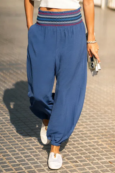 Cupshe Hideaway Blue Pants In Blue