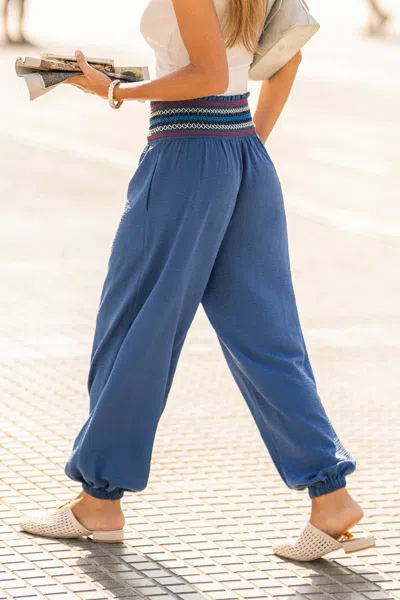 Cupshe Hideaway Blue Pants In Blue