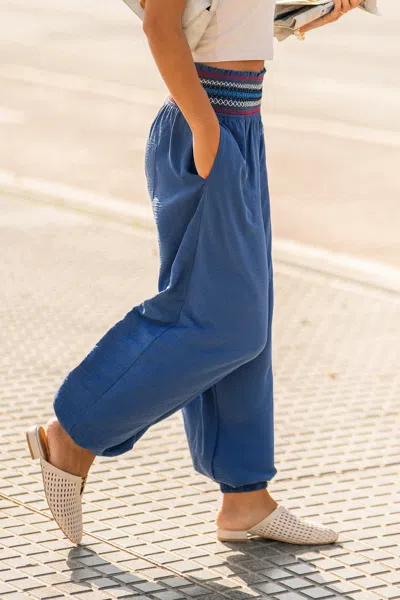 Cupshe Hideaway Blue Pants In Blue