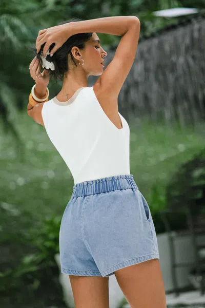 Cupshe Double Take Blue Shorts In Blue