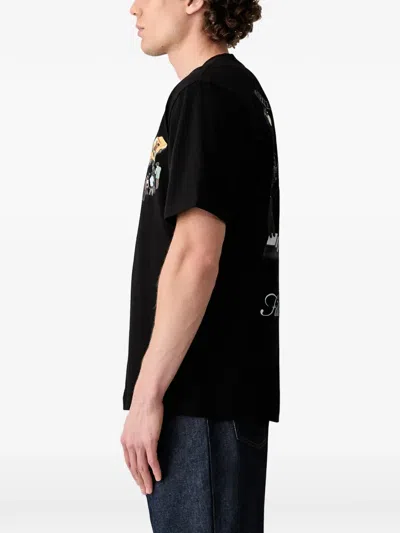 Filling Pieces Graphic-print T-shirt In Black
