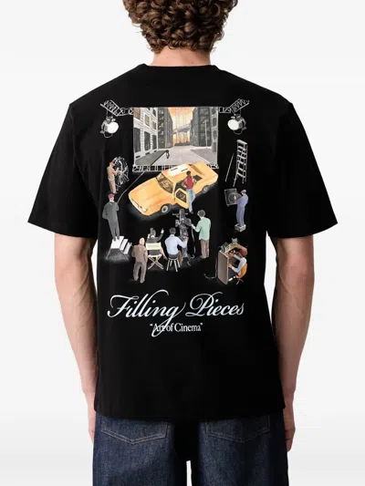 Filling Pieces Graphic-print T-shirt In Black