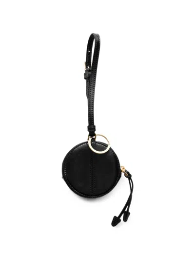 Prada Leather Mini-pouch In Black