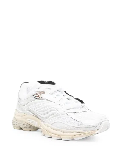 Saucony Technical Fabric Low-top Sneaker In White