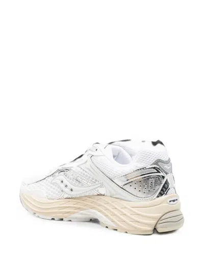 Saucony Technical Fabric Low-top Sneaker In White