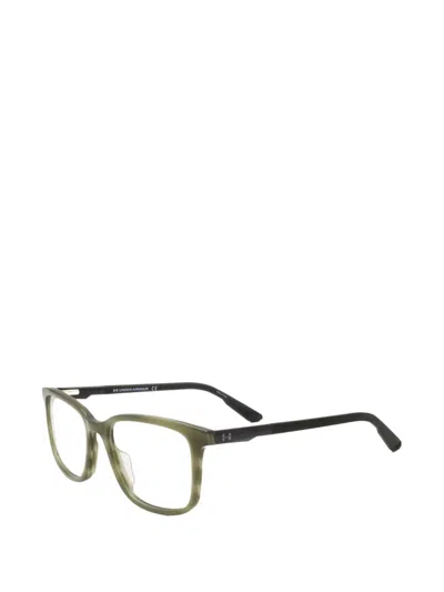 Under Armour Square-frame Glasses In Green