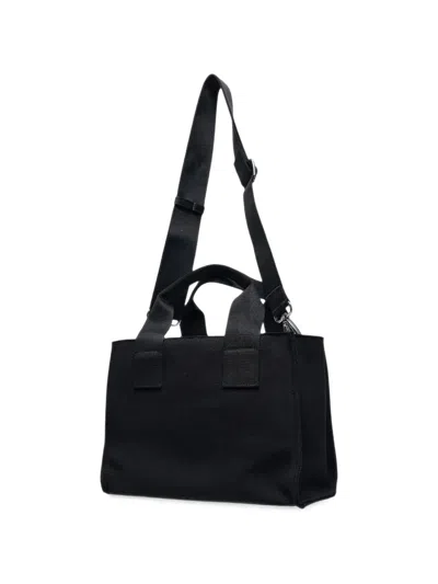 Msgm Small Two-way Tote Bag In Black