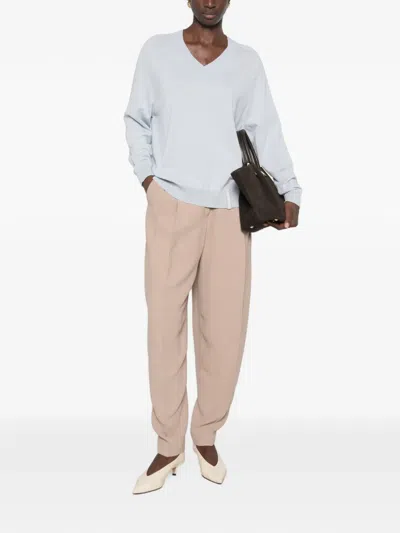 Panicale V-neck Sweater In Blue