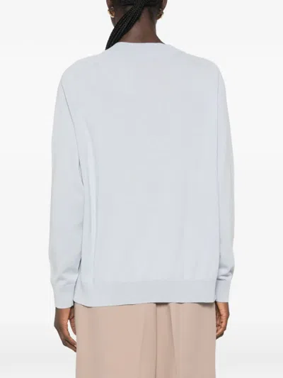 Panicale V-neck Sweater In Blue