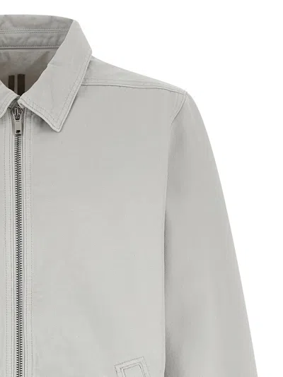 Drkshdw Cotton Canvas Shell Jacket In Beige