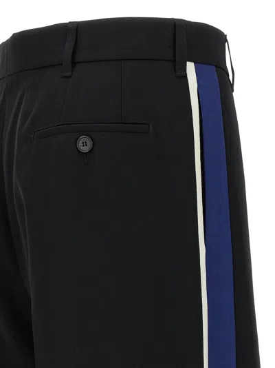 Marni Virgin Wool With Contrast Side Bands Trousers In White