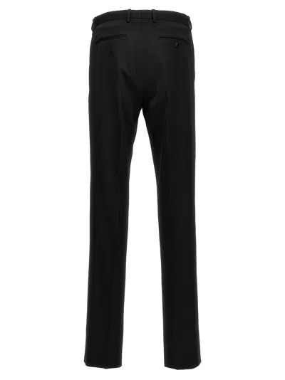Lanvin Black Wool Trousers In Black