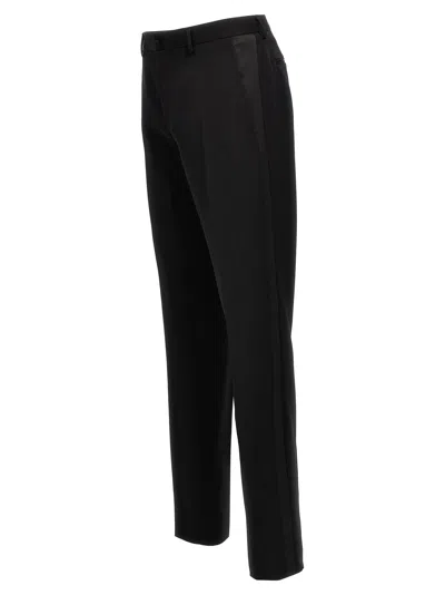 Lanvin Black Wool Trousers In Black