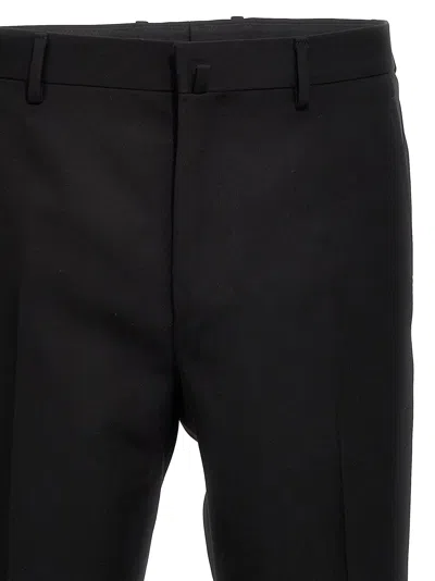 Lanvin Black Wool Trousers In Black