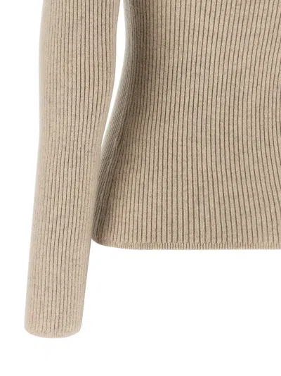 Max Mara Cardigan In Neutral