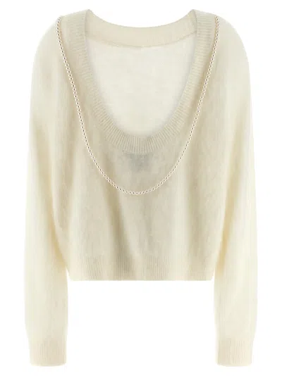 Bernadette White Solne Sweater In Neutral
