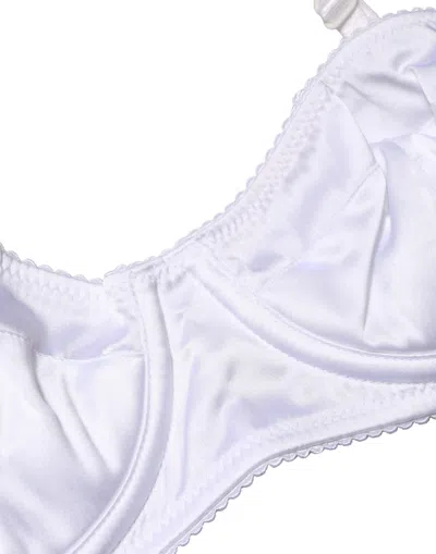 Dolce & Gabbana Semi-pad Underwire Balconette Bra In White