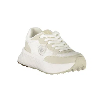 Blauer White Polyurethane Women Sneaker In White