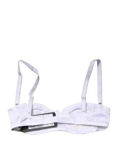 Dolce & Gabbana Semi-pad Underwire Balconette Bra In White