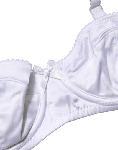 Dolce & Gabbana Semi-pad Underwire Balconette Bra In White