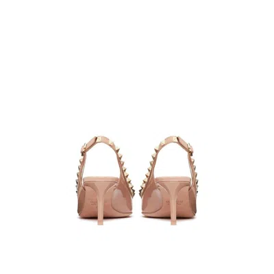 Valentino Rockstud Slingback Pumps In Pink