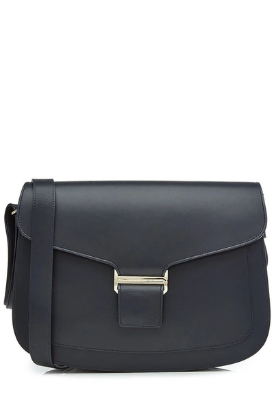 Vanessa Seward Leather Shoulder Bag In Blue