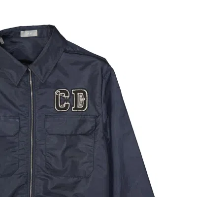 Dior Polyamide Shell Jacket In Blue