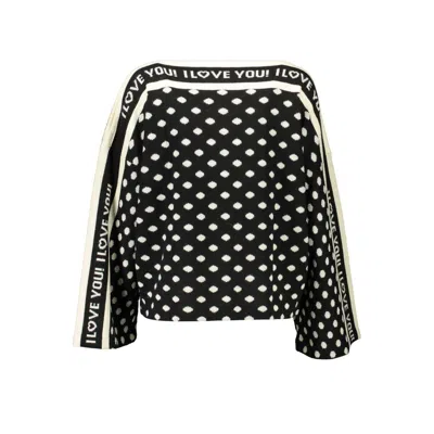 Blugirl Nero Acrylic Women Sweater In Black