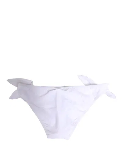 Dolce & Gabbana Nylon Bikini Bottom In White