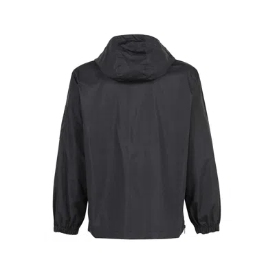 Lanvin Logo-embroidered Polyamide Shell Jacket In Black