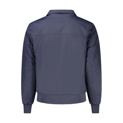 North Sails Sailor Logo-patch Zip-up Jacket In Blue