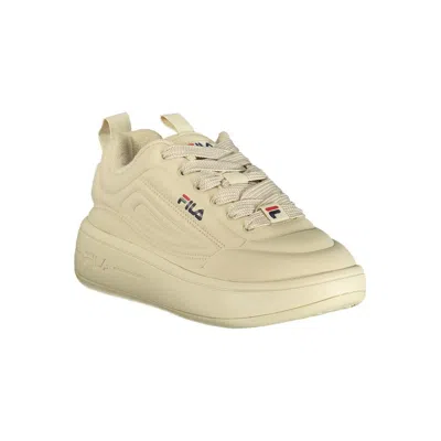 Fila Beige Polyester Athletic Sneakers In Beige