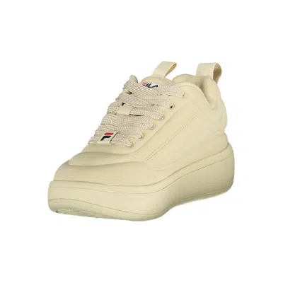 Fila Beige Polyester Athletic Sneakers In Beige
