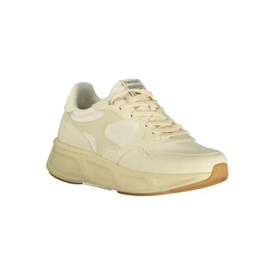 Twinset Twin-set Beige Polyurethane Polyester Elastane Flat Shoes In Neutral