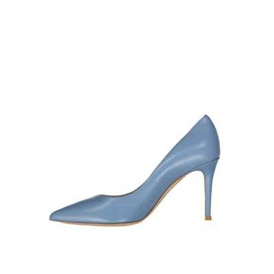 Gianvito Rossi Pointed-toe Leather Pump In Multi