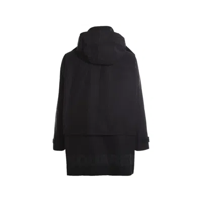 Dsquared2 Windbreaker Jacket Men In Black