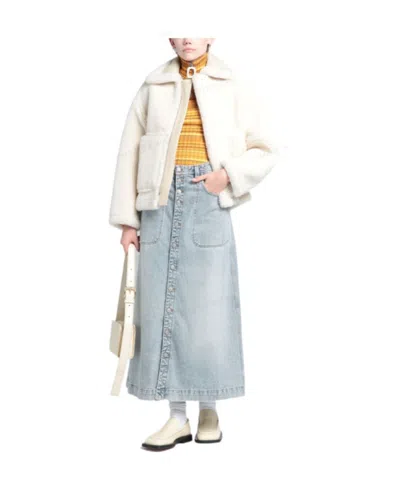 Jacquemus Solid Color Long-sleeve Coat In White