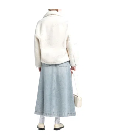 Jacquemus Solid Color Long-sleeve Coat In White
