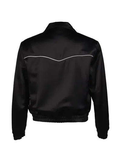 Ernest W Baker Western Piped Track Jacket In Black