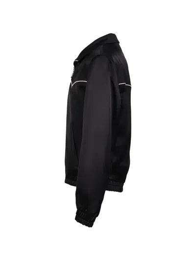 Ernest W Baker Western Piped Track Jacket In Black