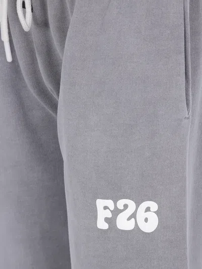 Essentials Logo-print Drawstring Track Pants In Gray