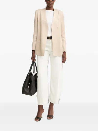 Sisley Paris Belted Wrap Blazer In Multi