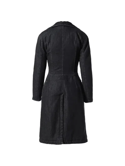 Knwls Alice Denim Coat In Black