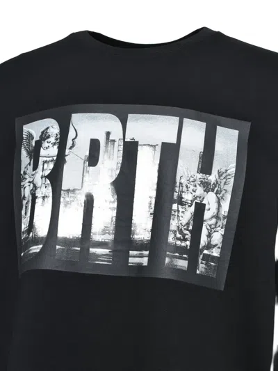 Breath Logo-print T-shirt In 블랙
