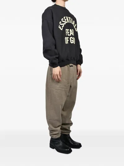 LOGO-PRINT TRACK PANTS