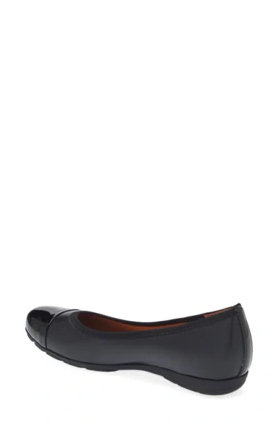 Gabor Ballet Flat In Black